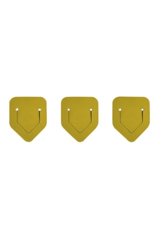 3 marque-pages en cuir S - Vert olive