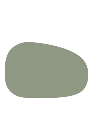 Tapis de bureau en cuir - Vert olive - 66 x 38 cm