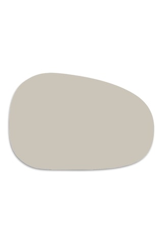 Tapis de bureau en cuir - Beige clair - 66 x 38 cm