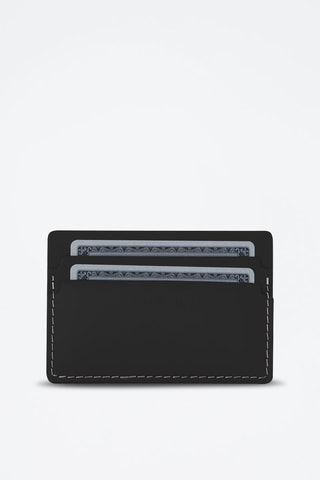 Porte-cartes en cuir - Noir
