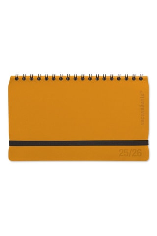 Agenda 2025-2026 à spirale Colors Pocket - Orange - 16,5 × 10 × 1 cm