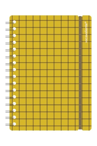 Carnet ligné à spirale Studio Olive Vibes - 80 pages - Vert olive - 10,9 × 16,4 × 1,2 cm