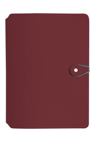 Carnet à points Madison - 80 pages - Bordeaux - 17,5 x 23,5 x 36 cm