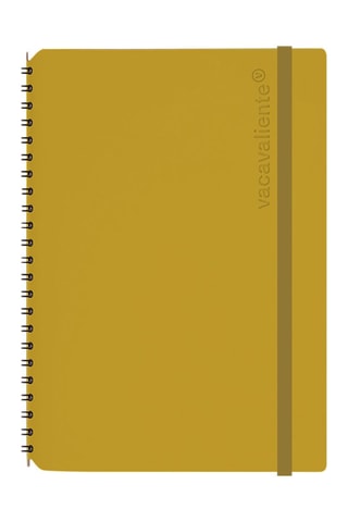 Carnet à points à spirale Plein Air - 80 pages - Vert olive - 14 x 22 x 1 cm