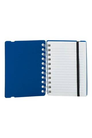 Carnet ligné à spirale Studio - 80 pages - Bleu marine - 12,5 x 15,5 x 1,5 cm