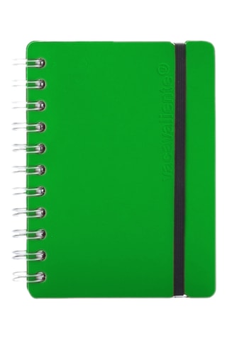 Carnet ligné à spirale Studio - 80 pages - Vert - 12,5 x 15,5 x 1,5 cm