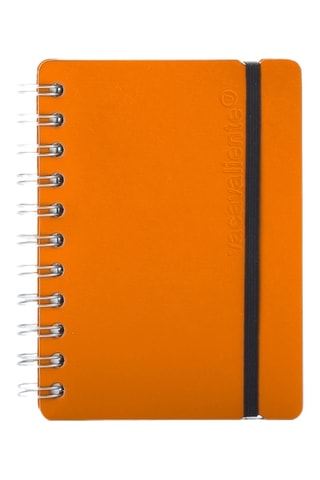 Carnet ligné à spirale Studio - 80 pages - Orange - 12,5 x 15,5 x 1,5 cm