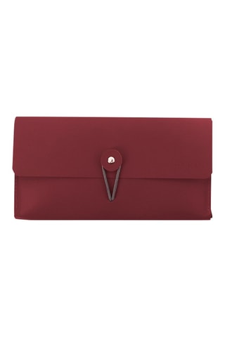 Porte-documents en cuir - Bordeaux - 24 x 13 x 4 cm