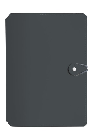 Carnet ligné Madison - 80 pages - Noir - 17,5 x 23,5 x 36 cm