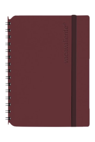 Carnet à points à spirale Plein Air - 80 pages - Bordeaux - 11,5 x 15 x 1 cm