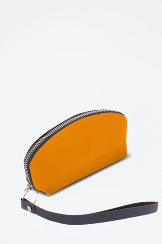 Trousse de beauté en cuir - Orange