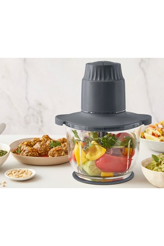 Hachoir en acier inoxydable Choppeo - 2 l - 500 W - 2 vitesses