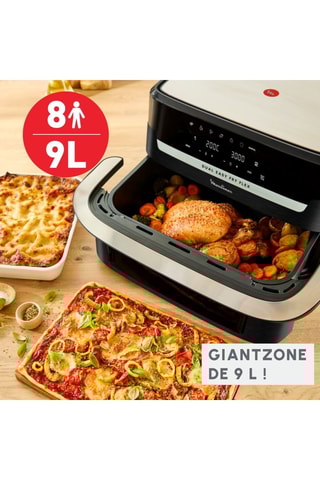 Friteuse sans huile Easy Fry Dual Flex - 2 compartiments - 5,5 et 3,5 l - 2700 W