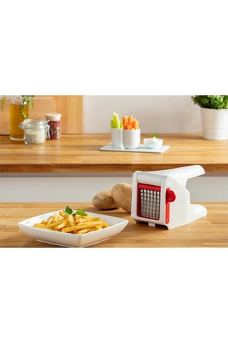 Coupe-frites et légumes XL et grille - Blanc