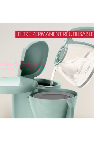 Cafetière filtre Morning - 1,25 l - 1000 W - Vert