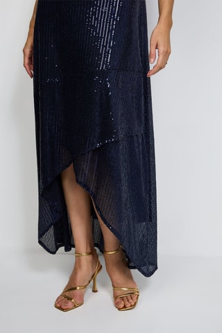 Vestido largo  - Azul