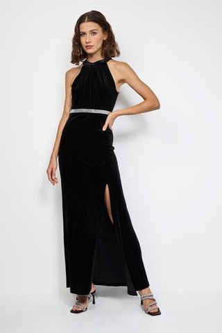 Vestido largo  - Negro