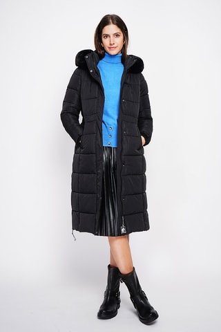 Anorak con capucha  - Negro