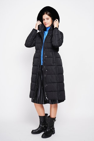 Anorak con capucha  - Negro