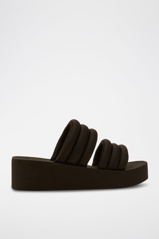 Ciabatte con zeppa - Nero - Roxy