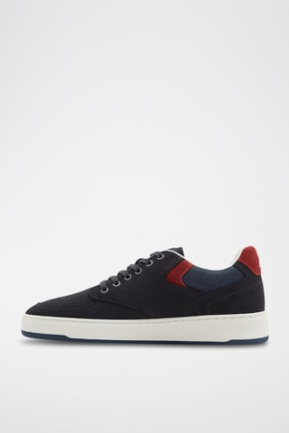 Sneakers in pelle scamosciata - Nero - Element