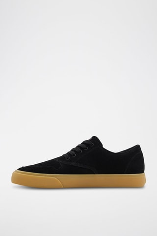 Sneakers in pelle scamosciata - Nero - Element