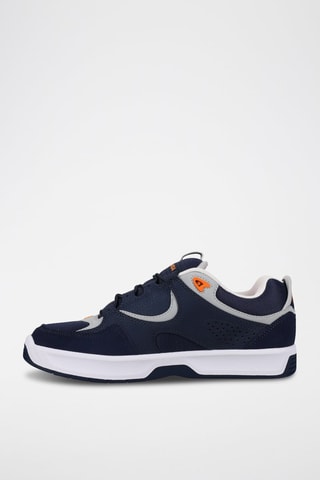 Sneakers in pelle - Navy e arancione - DC Shoes