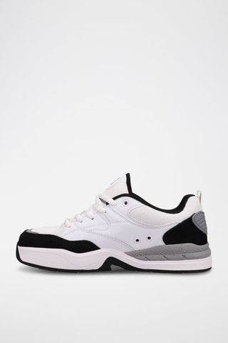 Sneakers in pelle scamosciata - Bianco e nero - DC Shoes