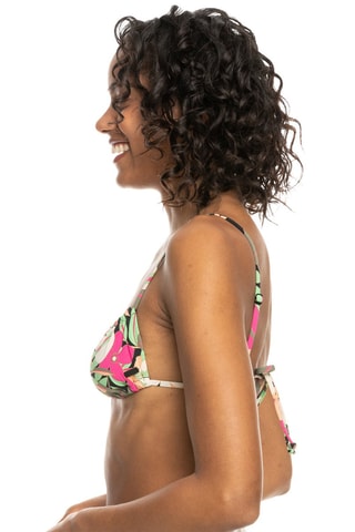 Reggiseno bikini push-up PT Beach Classics - Nero e rosa - Roxy