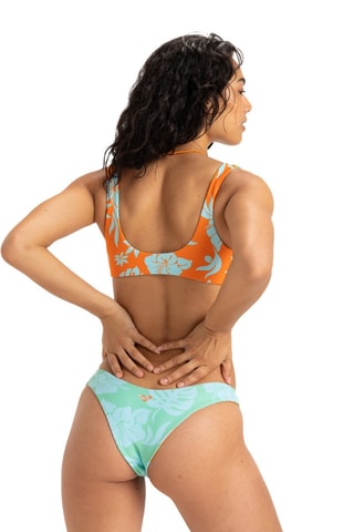 Reggiseno bikini double face - Arancione e celeste - Roxy