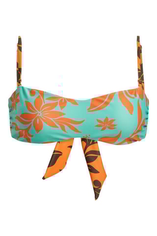 Reggiseno bikini double face - Arancione e marrone - Roxy