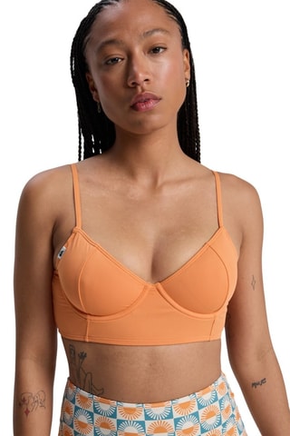 Reggiseno bikini push-up - Corallo - Quiksilver