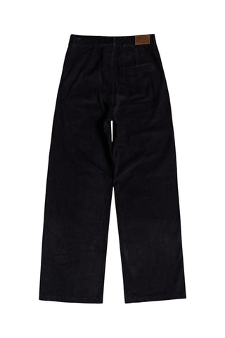 Pantaloni in velluto a vita alta - Nero - Roxy