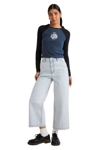 Jeans 7/8 a vita alta - Blu - RVCA