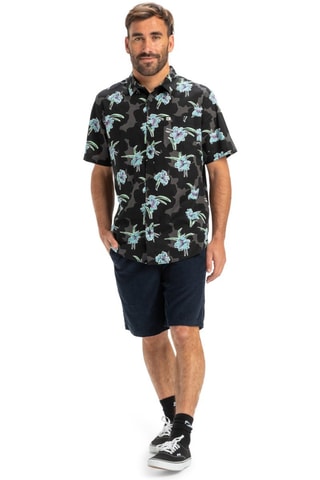 Camicia - Nero e celeste - Quiksilver