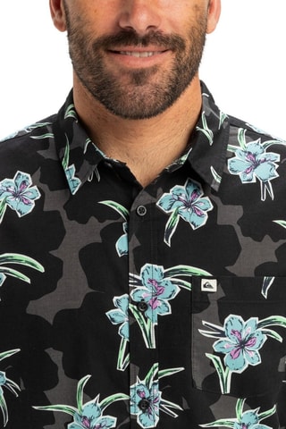 Camicia - Nero e celeste - Quiksilver