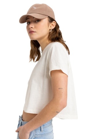 T-shirt cropped - Bianco - Roxy