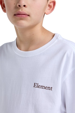 T-shirt in cotone bio - Bianco - Element