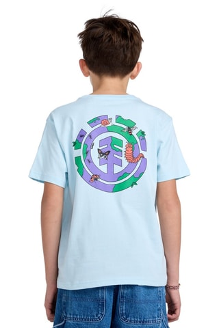 T-shirt in cotone bio - Celeste - Element