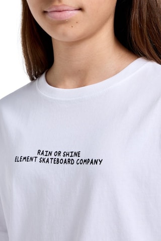 T-shirt in cotone bio - Bianco - Element