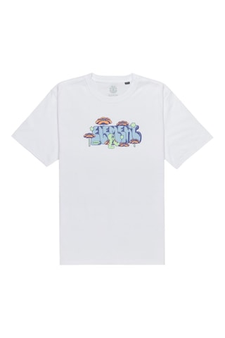 T-shirt relaxed in cotone bio - Bianco - Element