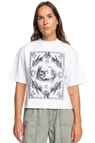 T-shirt in cotone bio - Bianco - RVCA