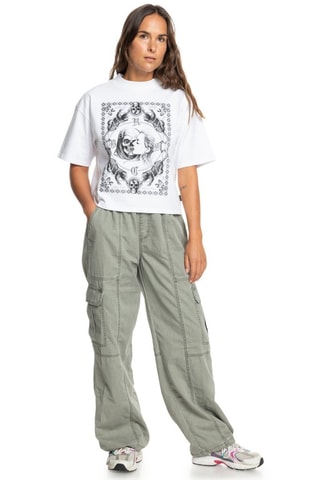 T-shirt in cotone bio - Bianco - RVCA