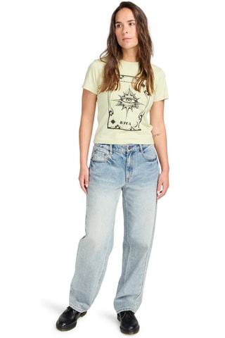 T-shirt in cotone bio - Beige - RVCA