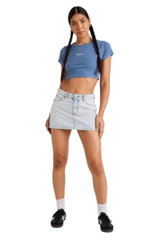 T-shirt cropped - Cobalto - RVCA