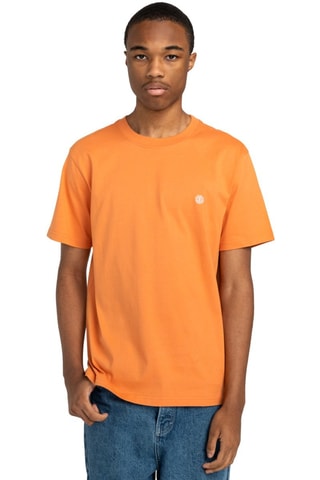 T-shirt regular in cotone bio - Arancione - Element