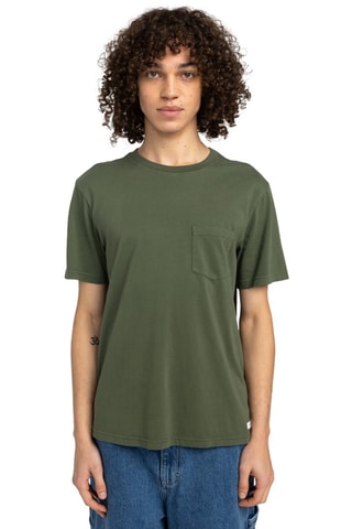T-shirt regular in cotone bio - Verde scuro - Element