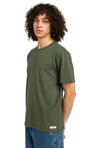 T-shirt regular in cotone bio - Verde scuro - Element