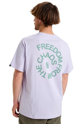 T-shirt in cotone bio - Viola - Quiksilver