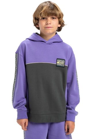 Felpa in cotone bio - Nero - Quiksilver